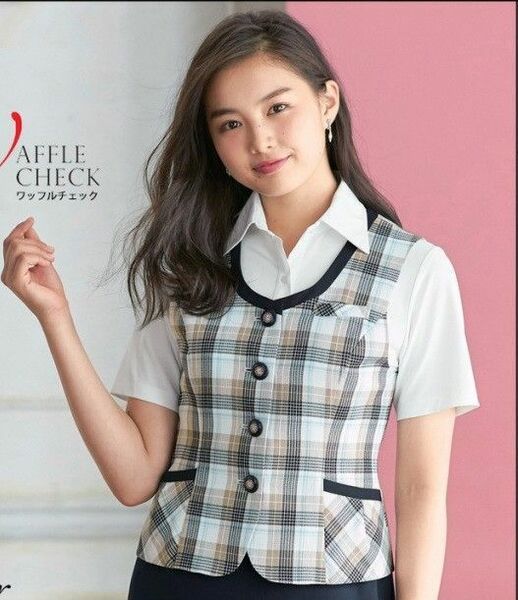 アンジョア ベスト 9号 事務服 制服 オフィス OL joie