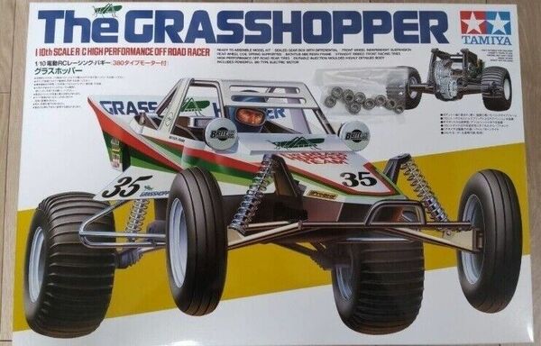 ★タミヤ 1/10 グラスホッパー ベアリング付き 未使用・未組立★ TAMIYA GRASSHOPPER BUGGY 58346