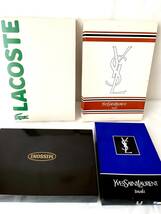 未使用保管品　ギフトタオル① 4セット　LACOSTE MISSONI YVES SAINTLAURENT ★送料差額は負担します_画像2