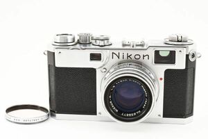 [Подтвержденная операция] Nikon Nikon S2 ArangeFinder 35-мм пленочная камера Nikkor-H.C 5CM 50 мм F2 2100005