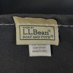 ★【完売品 並品 希少 USA製】名作 L.L.Bean LLビーン レザー ハンドル カタディン ボート アンドトート キャンバス トートバッグ USEDの画像9