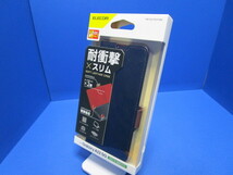 エレコム Galaxy A22 5G ソフトレザー 手帳型 ケース 磁石付 耐衝撃 ステッチ PM-G217PLFYBK ブラック_画像7