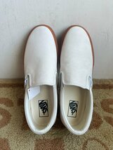 バンズ VANS スリッポン us10 1/2 白 honey gum ガム ヌバック_画像3