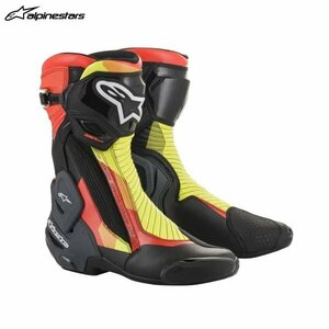 アルパインスターズ SMX PLUS V2 ブーツ 1351 BLACK RED FLUO YELLOW FLUO GREY[EU45/29.5cm] ALP8059175187582