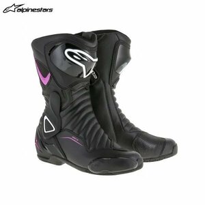 Alpine Stars Ladies Stella SMX-6 V2 Boots 1032 Black Fuchsia White [EU38/24,0 см] ALP8021506618416