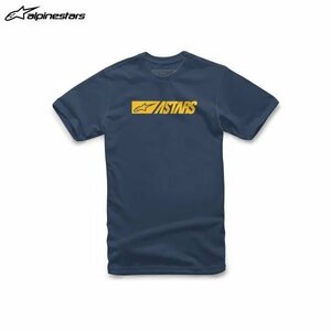 アルパインスターズ Tシャツ REBLAZE TEE 7050 NAVY YELLOW Lサイズ] ALP8059175949739