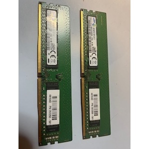 SAMSUNG DDR4 PC4-2133P-EE0-10 ECC 8GB ×2計16GB Memory メモリー の画像1