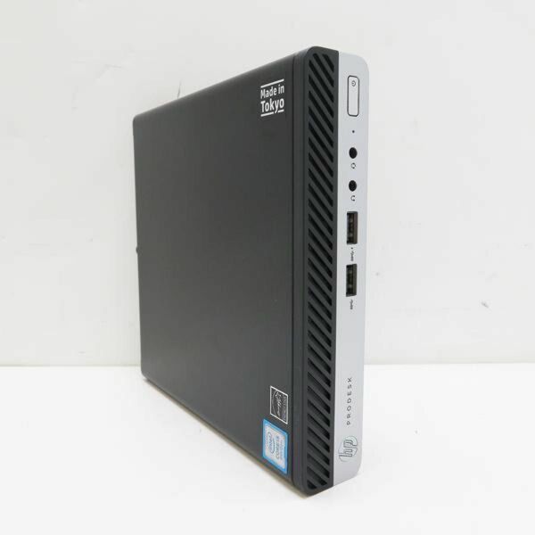 最新仕様　超小型高性能第８世代ＣＰＵ　HP ProDesk 400 G5 Core i5 8500T m.2SSD仕様　Win11