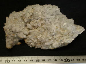 国産鉱物：水晶　青森県西目屋村尾太鉱山産　約1.4kg