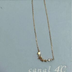 canal4℃ プチダイヤとスターモチーフのネックレス　　　　　　　　　　　　　　　　　　★最終価格