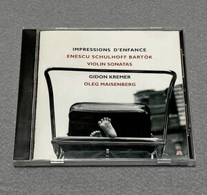 CD/ エネスコ、シュルホフ、バルトーク：ヴァイオリンとピアノのための作品集 / クレーメル(Vn)、マイセンベルク(P)
