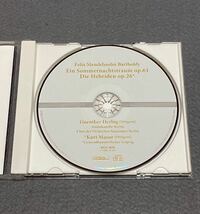 CD/ メンデルスゾーン：真夏の夜の夢(抜粋)、フィンガルの洞窟 序曲 / ヘルビッヒ、マズア_画像3