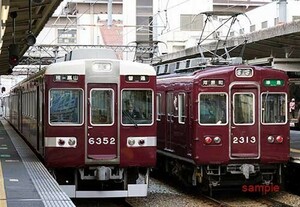 【鉄道写真】阪急電鉄6350形6352＆2300形2313 [0001842]