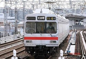 [ railroad photograph ] Tokyu electro- iron k is 8093 [0007785]