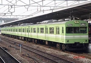 [ railroad photograph ] Sanyo book@ line k is 103-221 [0007795]