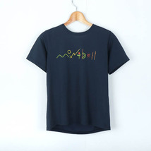 モンベル 半袖Tシャツ トップス カットソー アウトドア スポーツウエア レディース Lサイズ ネイビー mont-bell_画像1