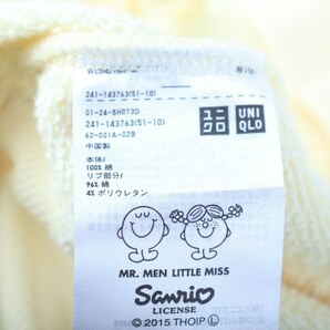 ユニクロ パーカー トップス カットソー UT MR.MEN LITTLE MISS レディース Lサイズ イエロー UNIQLOの画像5