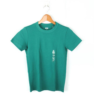 ユニクロ 半袖Tシャツ クルーネックT U トップス カットソー レディース XSサイズ グリーン UNIQLO