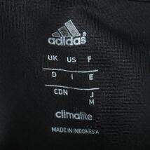 アディダス 半袖Tシャツ 袖ライン クライマライト ランニングウエア メンズ Mサイズ ブラック×ホワイト adidas_画像3