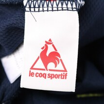 ルコックスポルティフ クロップドパンツ ジャージ ウエストゴム スポーツウエア レディース Mサイズ ネイビー le coq sportif_画像3