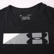 アンダーアーマー 半袖Tシャツ トップス カットソー スポーツウエア ジムウエア レディース Lサイズ ブラック UNDER ARMOUR_画像4