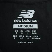 ニューバランス 半袖ワンピース Tシャツワンピ ロゴT スポーツウエア レディース Mサイズ ブラック NEW BALANCE_画像3