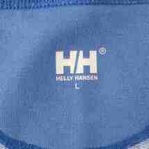ヘリーハンセン 半袖Tシャツ トップス カットソー スポーツウエア ジムウエア レディース Lサイズ ブルー ホワイト HELLY HANSEN_画像3