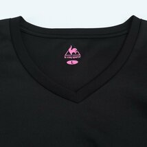 ルコックスポルティフ 半袖Tシャツ 無地 袖ロゴ スポーツウエア メンズ Lサイズ ブラック le coq sportif_画像4