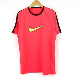 ナイキ 半袖Tシャツ トップス DRI-FIT スポーツウエア サッカー メンズ Lサイズ ピンク NIKE