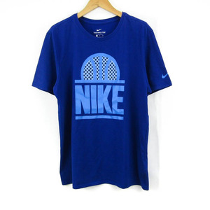 ナイキ 半袖Tシャツ トップス DRI-FIT スポーツウエア サッカー メンズ XLサイズ ブルー NIKE