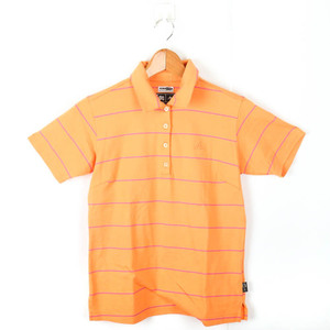 Adidas с коротким рубашкой половой рубашки с рисунком Crimalite Golf Wear Ladies M Size Orange Adidas