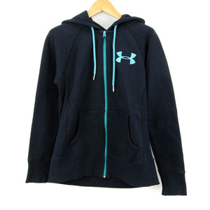 アンダーアーマー パーカー アウター ジャージ スポーツウエア SEMI-FITTED メンズ Mサイズ ネイビー UNDER ARMOUR