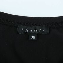 セオリー 長袖Ｔシャツ トップス カットソー リンクインターナショナル メンズ 36サイズ ブラック theory_画像3