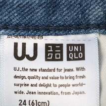 ユニクロ デニムパンツ スキニー ジーンズ UJ レディース 24(61cm)サイズ ブルー UNIQLO_画像3