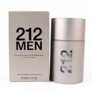 キャロライナ ヘレナ 香水 212 MEN オードトワレ EDT 残半量以上 フレグランス メンズ 50mlサイズ CAROLINA HERRERA