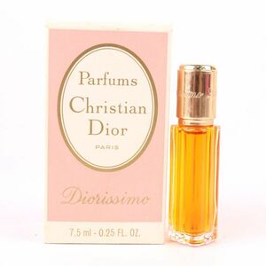 ディオール ミニ香水 ディオリッシモ パルファム ほぼ未使用 フレグランス レディース 7.5mlサイズ Dior