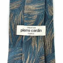 ピエールカルダン ブランドネクタイ 総柄 シルク 未使用品 メンズ グリーン Pierre Cardin_画像3