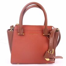 チャールズ＆キース ショルダーバッグ ハンドバッグ 2way ブランド 鞄 カバン レディース ブラウン CHARLES&KEITH_画像1