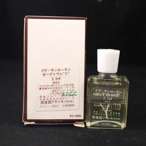 イヴ・サンローラン ミニ香水 イグレック Y オーデトワレ EDT 未使用 サンプル レディース 2.5mlサイズ YVES SAINT LAURENTの画像2