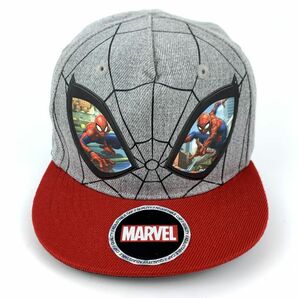 エイチアンドエム キャップ スパイダーマン マーベル ブランド 帽子 キッズ 男の子用 グレー H&Mの画像2