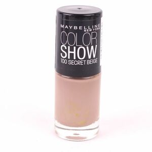 メイベリン カラーショーネイル 100シークレットベージュ 残半量以上 ネイルカラー コスメ レディース MAYBELLINE