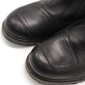 ワークブーツ ブーツ 本革 レザー 靴 シューズ ポーランド製 黒 メンズ 9サイズ ブラック Hicanaの画像2