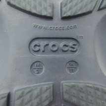 クロックス スリッポン サボ サンダル コンフォート 靴 シューズ メンズ W11サイズ ブルー crocs_画像4