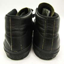 コンバース スニーカー ミドルカット 本革 レザー One Star Pro 155518C 靴 シューズ 黒 メンズ 27.5サイズ ブラック CONVERSE_画像4