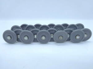  Plarail exchange parts interim car & after tail car wheel gray 10 piece USED④