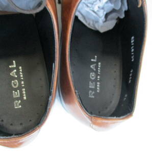 REGAL  メンズ リーガル  茶 ダークブラウン  本革 ビジネス 本皮 革靴 26ｃｍの画像4