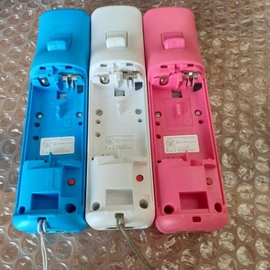  Wiiリモコンプラス 青 白 ピンク ブルー  ３本セット 動作品 送料無料の画像3