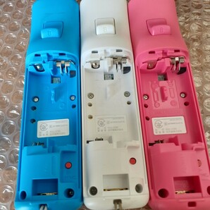  Wiiリモコンプラス 青 白 ピンク ブルー  ３本セット 動作品 送料無料の画像5