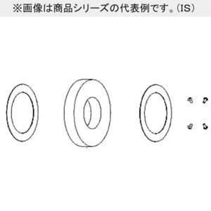 埋込スペーサ金具 街路灯リニューアル専用 ポールQQ 89.1φ用 DYKX20050