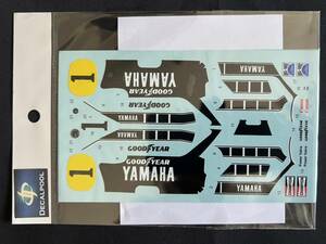 1／12 ヤマハ YZR500 ケニーロバーツ WGP 80 デカールのみ オートバイ タミヤ WGP500